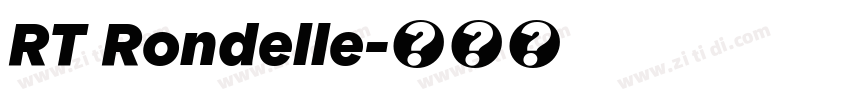 RT Rondelle字体转换 RT Rondelle字体转换